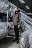 2552 Stretchbroek met kniezakken