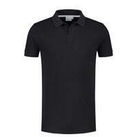 Poloshirt Max+ (Extra lang +8 cm) Black   XS t/m 3XL 