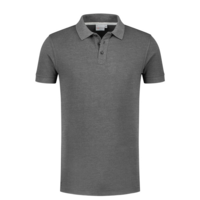 Poloshirt Max+ (Extra lang +8 cm) Dark Grey  XS t/m 3XL 