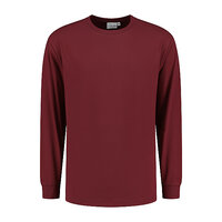 T-shirt Ledburg Long sleeve Burgundy XS t/m 6XL 