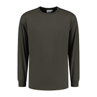 T-shirt Ledburg Long sleeve Charcoal XS t/m 6XL