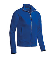 Full zip Sweatjack Anna Ladies Royal Blue  XS  t/m XXL (Maat M en XXL niet leverbaar) (Uitlopend product)