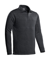 Polosweater Rick Dark Grey  S  t/m 5XL (Maat S t/m XL leverbaar vanaf 13-04-2026)