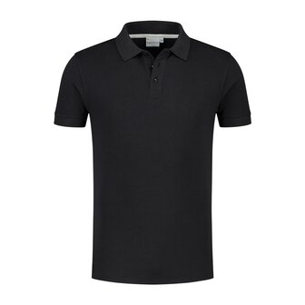 Poloshirt Max Black  XS  t/m  5XL 