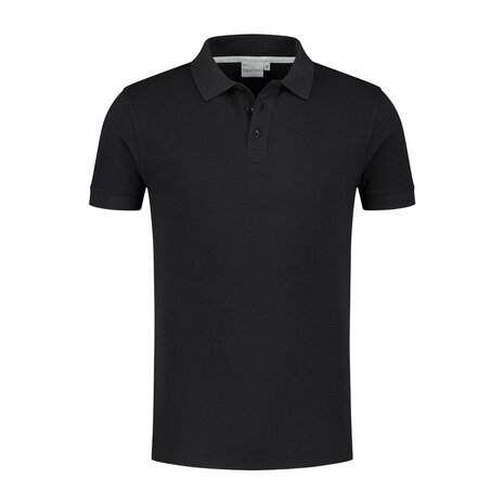 Poloshirt Max Black  XS  t/m  5XL (Maat 4XL en 5XL niet leverbaar) 