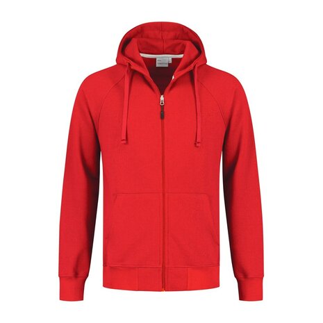 Hooded Sweatvest Reno Red  XS  t/m 3XL 
