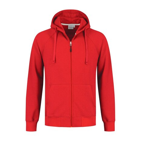 Hooded Sweatvest Reno Red  XS  t/m 3XL