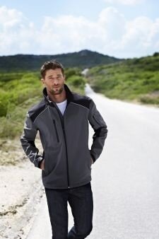 Softshell Jacket Tour Lime/Real Navy  S  t/m  5XL (Maat S t/m XL leverbaar vanaf 08-05-2024)