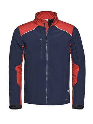 Softshell Jacket Tour Real Navy/Red   S  t/m  5XL 