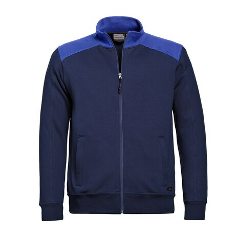 Sweatvest Toronto Real Navy / Royal Blue S t/m 5XL 