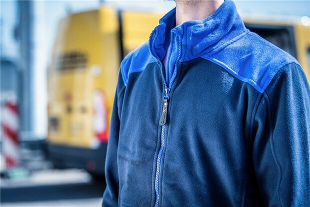 Fleecevest Trento Royal Blue/Real Navy  S  t/m 5XL 