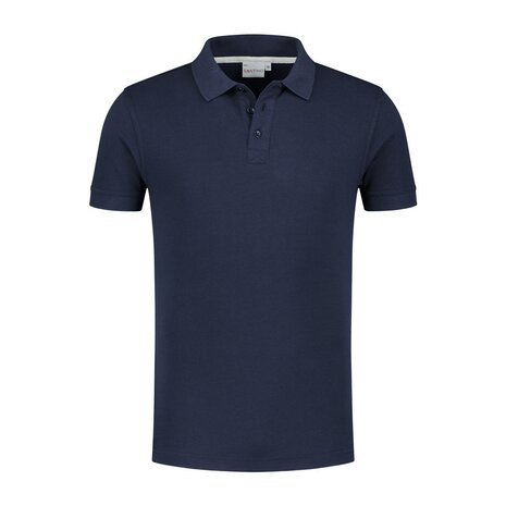 Poloshirt Max+ (extra lang) Real Navy  XS  t/m  3XL 