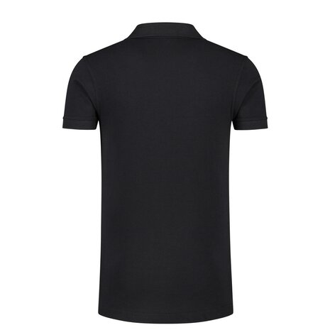Poloshirt Max+ (extra lang) Black   XS  t/m  3XL 