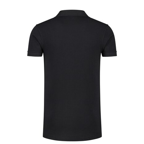 Poloshirt Max+ (extra lang) Black   XS t/m 3XL (Maat L leverbaar vanaf 04-05-2025)