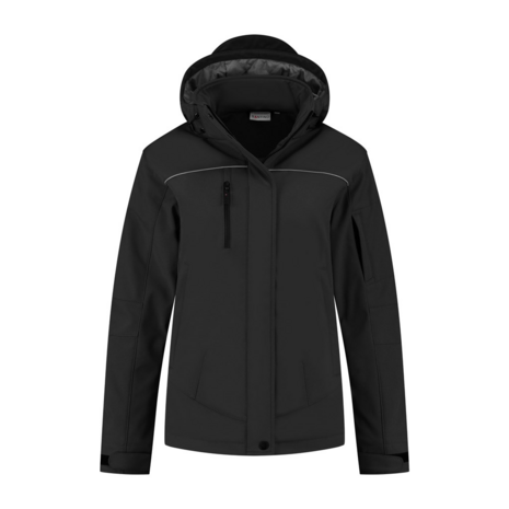 Winter Softshell Jacket Stockholm Ladies Black  XS t/m XXL (Maat XS, S en L leverbaar vanaf 23-05-2024)