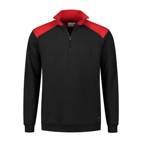 Zipsweater Tokyo Black / Red  S  t/m  5XL 