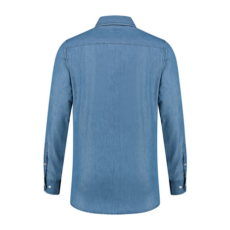 Shirt Felix Washed Denim S t/m 3XL 