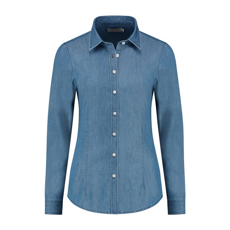 Shirt Felix Ladies Washed Denim XS t/m XXL 