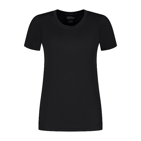 T-shirt Etienne Ladies Black XS t/m XXL