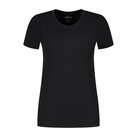 T-shirt Etienne Ladies Black XS t/m XXL (Maat XS niet leverbaar)