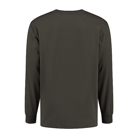 T-shirt Ledburg Long sleeve Charcoal XS t/m 6XL 