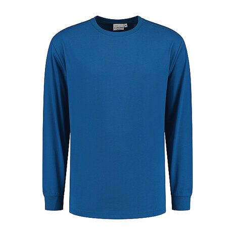 T-shirt Ledburg Long sleeve Cobalt Blue XS t/m 6XL (Maat 6XL leverbaar vanaf 05-06-2024)