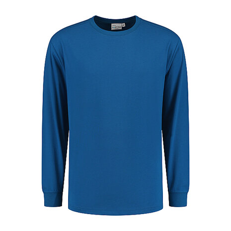 T-shirt Ledburg Long sleeve Cobalt Blue XS t/m 6XL (Maat M leverbaar vanaf 26-06-2025)