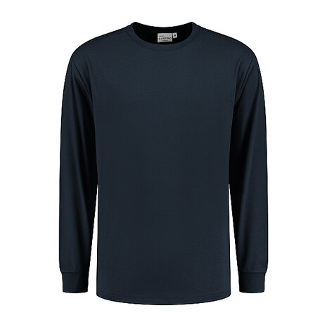 T-shirt Ledburg Long sleeve Dark Navy XS t/m 6XL (Maat XS en S leverbaar vanaf 05-06-2024)