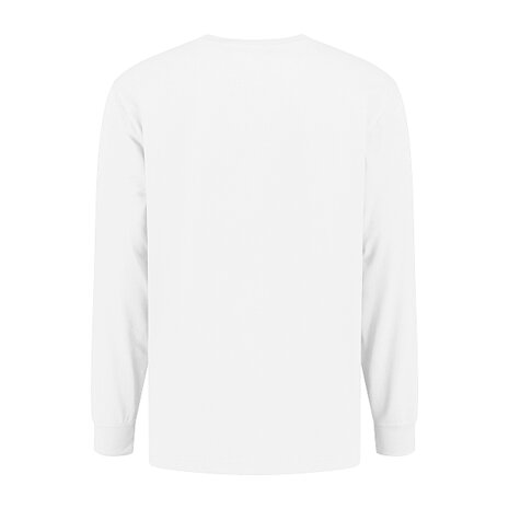 T-shirt Ledburg Long sleeve White XS t/m 6XL 