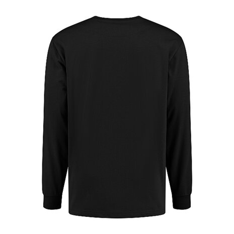 T-shirt Ledburg Long sleeve Black XS t/m 6XL (Maat 4XL niet leverbaar)