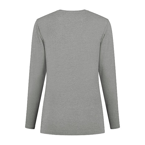 T-shirt Ledburg Ladies Long sleeve Sport Grey XS t/m 6XL 