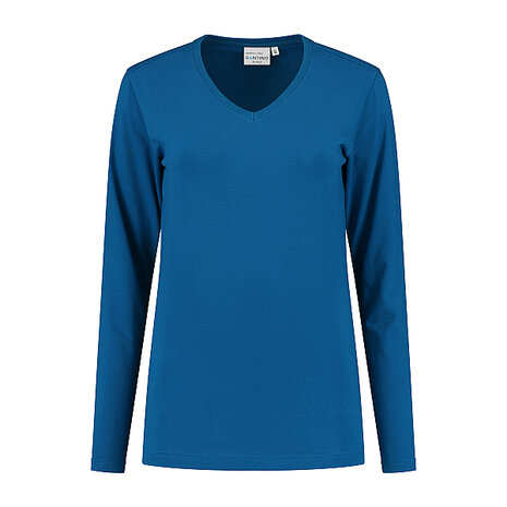 T-shirt Ledburg Ladies Long sleeve Cobalt Blue XS t/m 6XL 