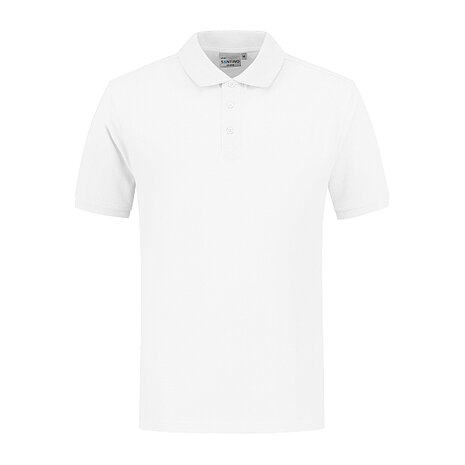 Poloshirt Leeds White XS t/m 7XL (Maat 7XL leverbaar vanaf 24-05-2025)