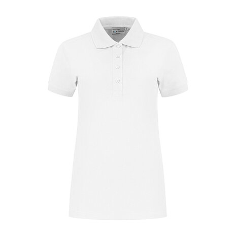 Poloshirt Leeds Ladies White XS t/m 6XL 