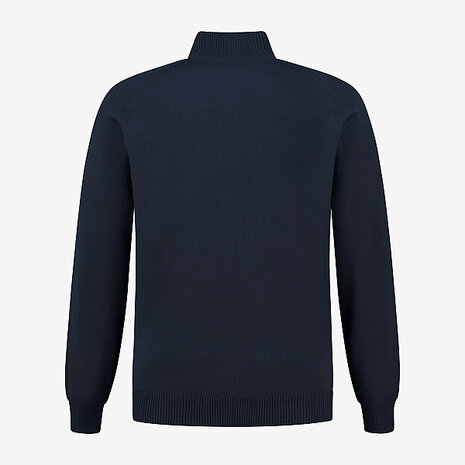 Zip cardigan Plano Navy S t/m 3XL