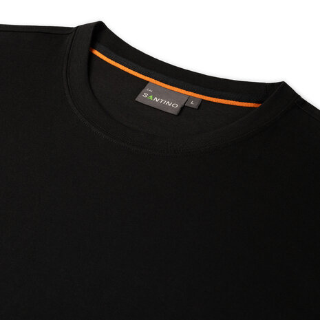 T-shirt Cal Black/Orange S t/m 5XL (Maat 4XL en 5XL leverbaar medio mei)