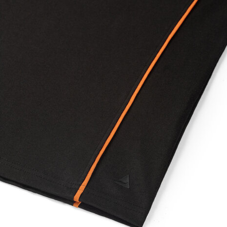 T-shirt Cal Black/Orange S t/m 5XL (Maat 4XL en 5XL leverbaar medio mei)