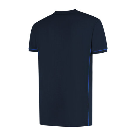 T-shirt Cal Real Navy/Royal Blue S t/m 5XL (Maat 4XL en 5XL leverbaar medio mei)