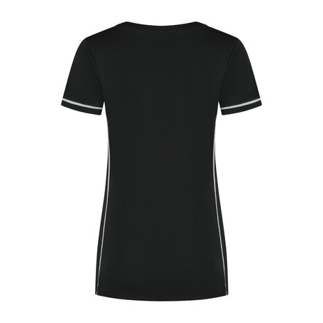 T-shirt Cal Ladies Black/Sport Grey XS t/m XXL (Maat XS en XXL leverbaar medio mei)