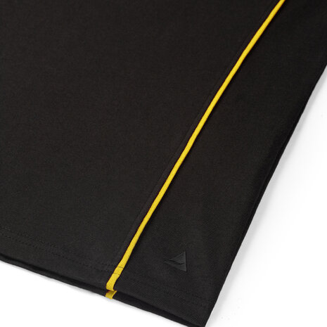 T-shirt Cal Ladies Black/Yellow XS t/m XXL (Maat XS en XXL leverbaar medio mei)