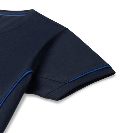 T-shirt Cal Ladies Real Navy/Royal Blue XS t/m XXL (Maat XS en XXL leverbaar medio mei)