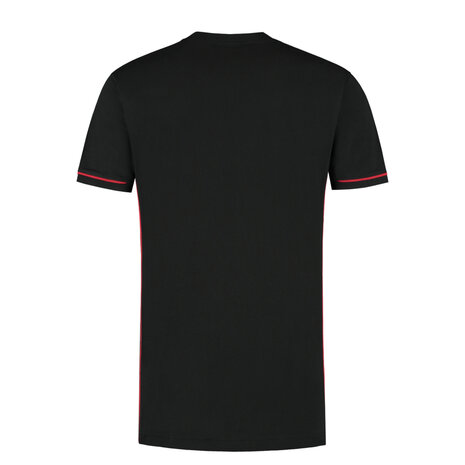 T-shirt Cal+ Black/Red S t/m 3XL (Leverbaar medio mei)