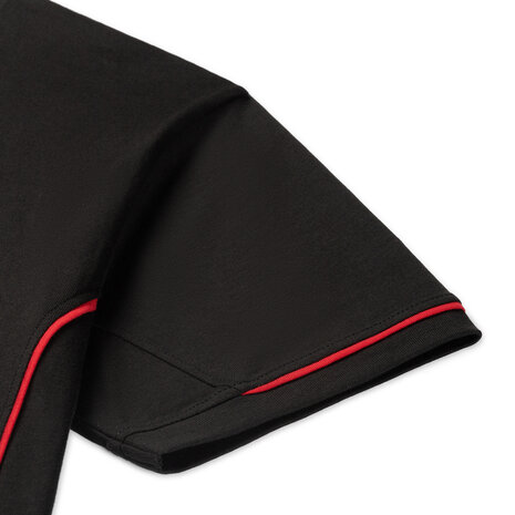 T-shirt Cal+ Black/Red S t/m 3XL (Leverbaar medio mei)