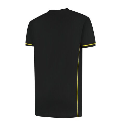 T-shirt Cal+ Black/Yellow S t/m 3XL (Leverbaar medio mei)