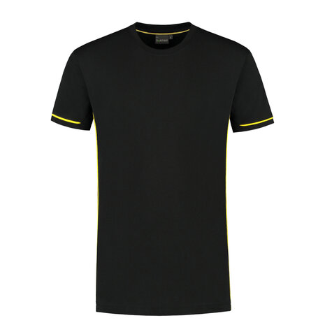T-shirt Cal+ Black/Yellow S t/m 3XL (Leverbaar medio mei)