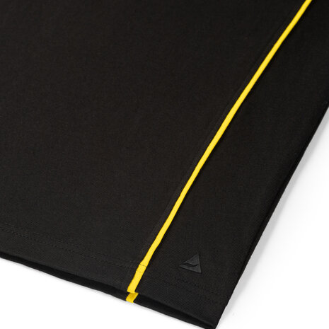 T-shirt Cal+ Black/Yellow S t/m 3XL (Leverbaar medio mei)