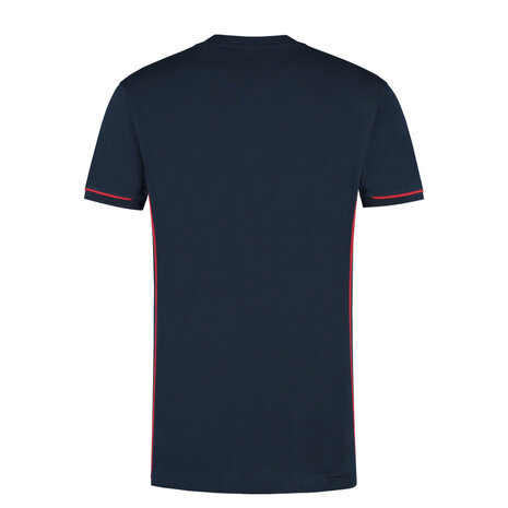 T-shirt Cal+ Real Navy/Red S t/m 3XL (Leverbaar medio mei)