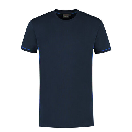 T-shirt Cal+ Real Navy/Royal Blue S t/m 3XL (Leverbaar medio mei)