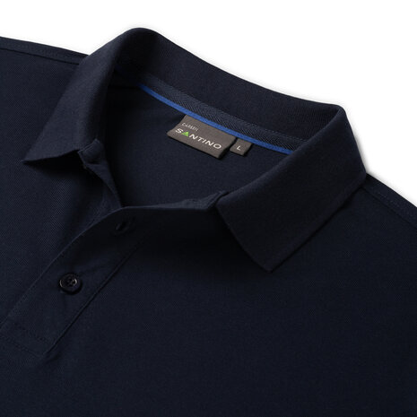 Poloshirt Carsen Real Navy/Royal Blue S t/m 5XL (Maat 4XL en 5XL leverbaar medio mei)