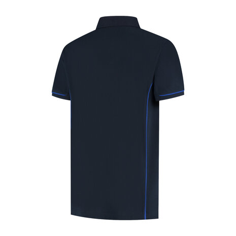 Poloshirt Carsen Real Navy/Royal Blue S t/m 5XL (Maat 4XL en 5XL leverbaar medio mei)
